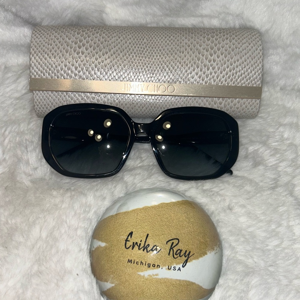 Jimmy Choo Elegant Black Sunglasses‎